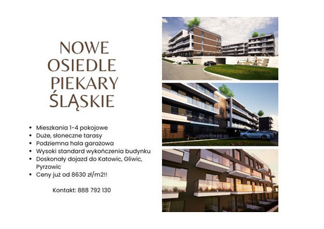 Mieszkanie na sprzedaż - Papieża Jana Pawła Ii Piekary Śląskie, 58,5 m², 439 979 PLN, NET-246323