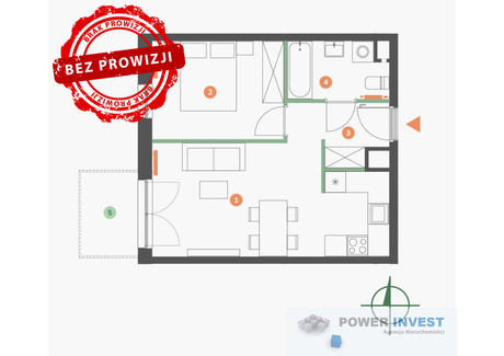 Mieszkanie na sprzedaż - Portowa Zabłocie, Kraków, 39,71 m², 720 498 PLN, NET-26390/7649/OMS