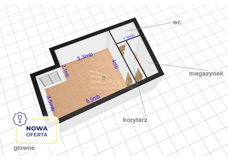 Lokal na sprzedaż - Łużycka Kłodzko, Kłodzki, 29,7 m², 159 000 PLN, NET-4512/3877/OLS