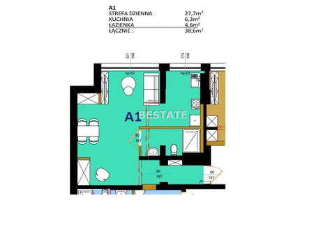 Mieszkanie na sprzedaż - Pabianice, Pabianicki, 280,39 m², 900 000 PLN, NET-BESP-MS-13787