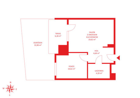 Mieszkanie na sprzedaż - Warszawska Ujeścisko, Gdańsk, 39,27 m², 545 853 PLN, NET-PH704929