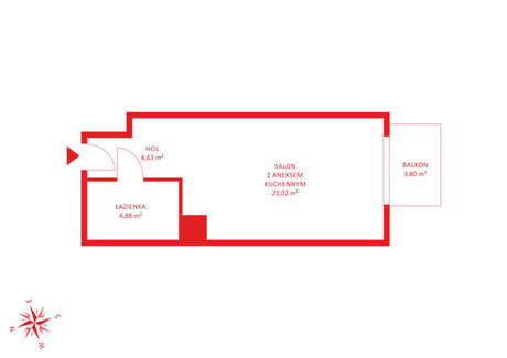 Mieszkanie na sprzedaż - Aleje Jerozolimskie Warszawa, Wola, Warszawa, 32,53 m², 513 974 PLN, NET-PH783583