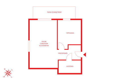 Mieszkanie na sprzedaż - Elizy Orzeszkowej Aniołki, Gdańsk, 40,43 m², 804 557 PLN, NET-PH906186