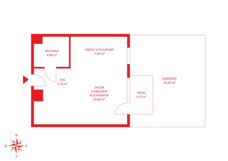 Mieszkanie na sprzedaż - Podskarbińska Praga-Południe, Warszawa, Praga-Południe, Warszawa, 34,95 m², 657 404 PLN, NET-PH313026