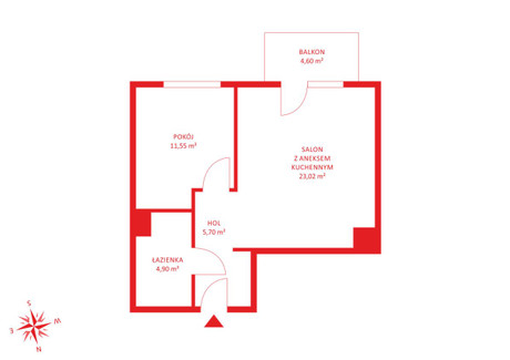 Mieszkanie na sprzedaż - Równoległa Włochy, Warszawa, Włochy, Warszawa, 45,17 m², 736 271 PLN, NET-PH152221