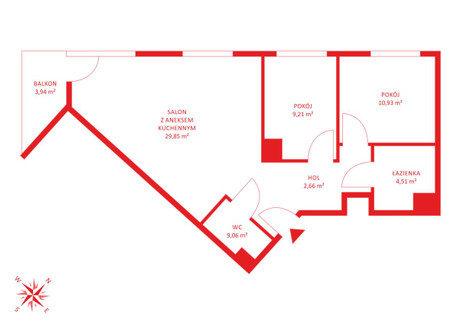 Mieszkanie na sprzedaż - Równoległa Włochy, Warszawa, Włochy, Warszawa, 66,22 m², 929 066 PLN, NET-PH881351