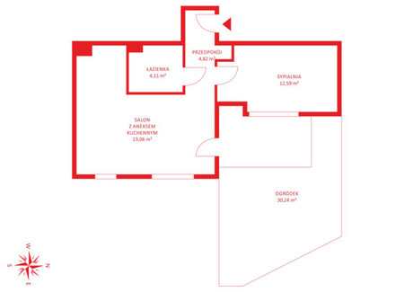 Mieszkanie na sprzedaż - Cygańska Góra Suchanino, Gdańsk, 45,17 m², 763 021 PLN, NET-PH655895