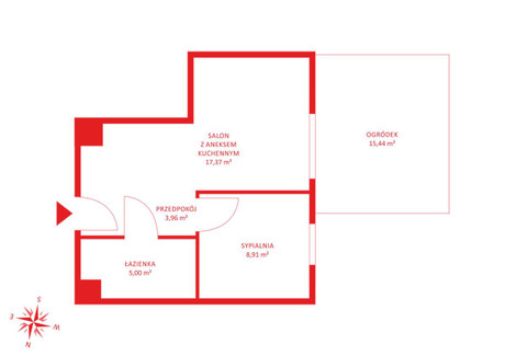 Mieszkanie na sprzedaż - Ametystowa Łostowice, Gdańsk, 35,24 m², 387 632 PLN, NET-PH663552