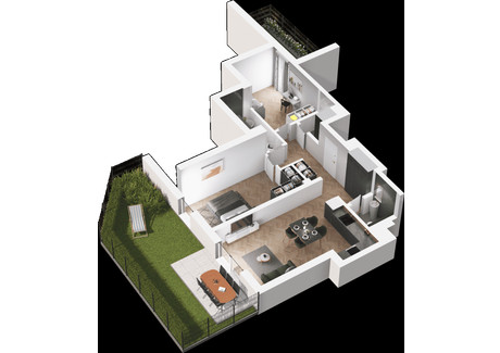 Mieszkanie na sprzedaż - ul. Polska 10 Mokotów, Warszawa, 70,57 m², inf. u dewelopera, NET-A005