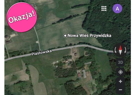 Działka na sprzedaż - Piastowska Nowa Wieś Przywidzka, Przywidz, Gdański, 1188 m², 142 500 PLN, NET-976/CTN/DZS-53257