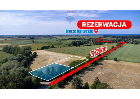 Działka na sprzedaż - Kiszkowo, Będzino, Koszaliński, 3754 m², 199 000 PLN, NET-GDF21220