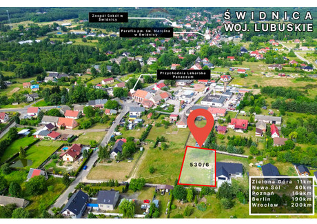 Działka na sprzedaż - Mieszka I Świdnica, Zielonogórski, 1133 m², 275 000 PLN, NET-145/9148/OGS