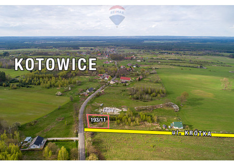 Działka na sprzedaż - Kotowice, Nowogród Bobrzański, Zielonogórski, 1215 m², 108 000 PLN, NET-85/9148/OGS