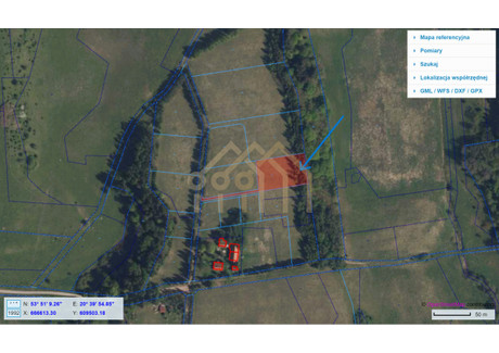 Działka na sprzedaż - Orzechowa Maruny, Barczewo, Olsztyński, 3189 m², 199 000 PLN, NET-WE879841