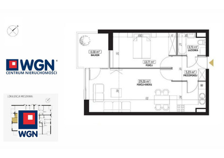 Mieszkanie na sprzedaż - Sławin Lublin, Lubelski, 51,9 m², 602 040 PLN, NET-1000088