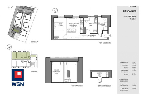 Mieszkanie na sprzedaż - ROBAKOWSKA Luzino, Wejherowski, 49 m², 329 000 PLN, NET-7370035