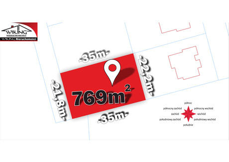 Działka na sprzedaż - Gowarzewo, Kleszczewo (gm.), Poznański (pow.), 769 m², 292 220 PLN, NET-sdz/mk/210