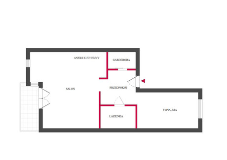 Mieszkanie na sprzedaż - Czahary Stare Rokicie, Łódź, Łódź-Górna, Łódź, 57,3 m², 449 000 PLN, NET-TC328633