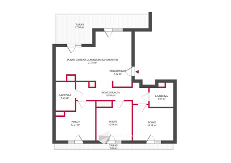 Mieszkanie na sprzedaż - Milionowa Górna, Łódź-Górna, Łódź, 91,74 m², 1 460 000 PLN, NET-TC339164