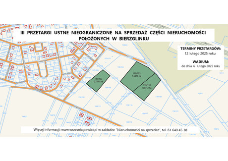 Działka na sprzedaż - Bierzglinek, Września (Gm.), Wrzesiński (Pow.), 7191 m², 1 467 108 PLN, NET-TTT-00000529