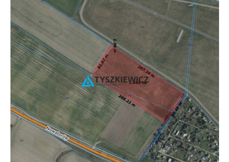 Działka na sprzedaż - Rębiechowo, Gdańsk, 8486,5 m², 4 031 088 PLN, NET-TY102954