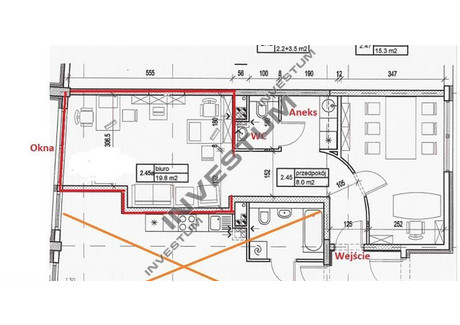 Biuro do wynajęcia - Sokolnicza Centrum, Stare Miasto, Wrocław, 32 m², 800 PLN, NET-WR0734