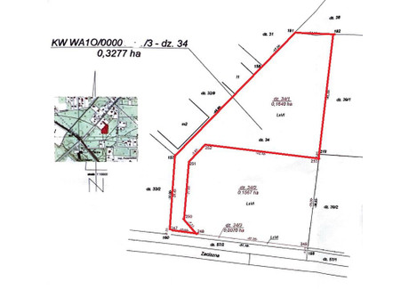 Działka na sprzedaż - Zaciszna Józefów, Otwocki, 1640 m², 1 312 000 PLN, NET-1603022