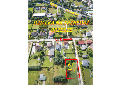 Działka na sprzedaż - Damrota Gardawice, Orzesze, Mikołowski, 915 m², 159 500 PLN, NET-QUA-GS-473