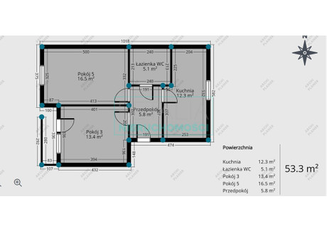 Mieszkanie na sprzedaż - Ożarów Mazowiecki, Warszawski Zachodni, 53 m², 430 000 PLN, NET-9413/6166/OMS