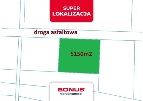 Działka na sprzedaż - Tarczyńska Mszczonów, Żyrardowski, 5160 m², 1 299 000 PLN, NET-BON42308
