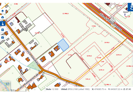 Działka na sprzedaż - Potułkały Wilanów, Warszawa, mazowieckie, 1279 m², 1 598 000 PLN, NET-gratka-35331117