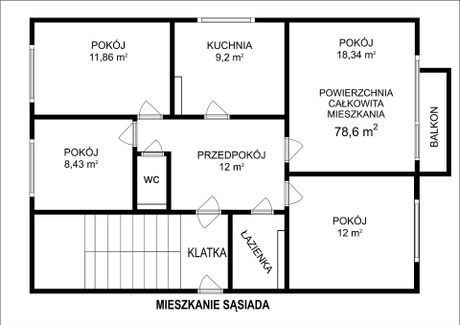 Mieszkanie na sprzedaż - Zamłynie, Radom, mazowieckie, 78,6 m², 550 000 PLN, NET-gratka-32879633