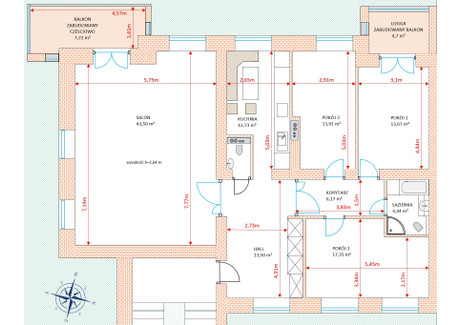 Mieszkanie na sprzedaż - Ziębicka Bemowo, Warszawa, mazowieckie, 127,47 m², 2 100 000 PLN, NET-gratka-34631207