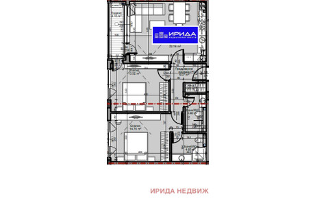 Mieszkanie na sprzedaż - Младост /Mladost София/sofia, Bułgaria, 93 m², 198 283 USD (759 425 PLN), NET-100724244