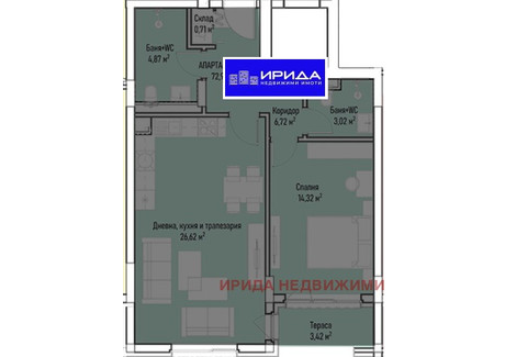 Mieszkanie na sprzedaż - Младост /Mladost София/sofia, Bułgaria, 91 m², 187 348 USD (783 115 PLN), NET-101576998