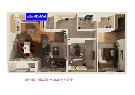 Mieszkanie na sprzedaż - Кръстова вада/Krastova vada София/sofia, Bułgaria, 128 m², 439 255 USD (1 796 552 PLN), NET-89472142