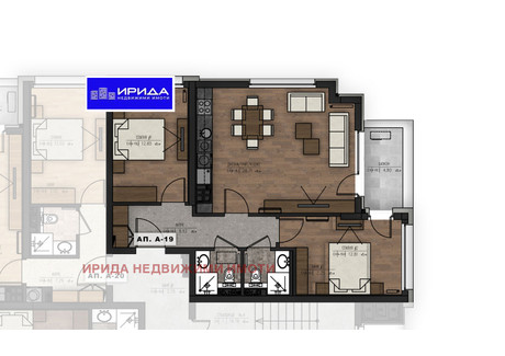 Mieszkanie na sprzedaż - Младост /Mladost София/sofia, Bułgaria, 106 m², 252 744 USD (995 813 PLN), NET-95510167