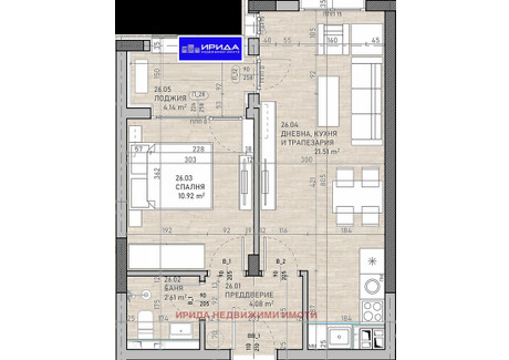 Mieszkanie na sprzedaż - Сухата река/Suhata reka София/sofia, Bułgaria, 65 m², 119 431 USD (458 616 PLN), NET-98912087