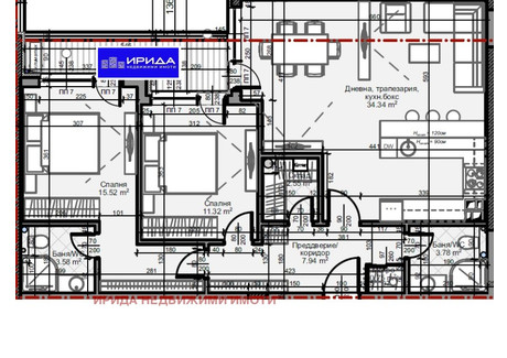 Mieszkanie na sprzedaż - Младост /Mladost София/sofia, Bułgaria, 113 m², 240 559 USD (923 748 PLN), NET-92555637