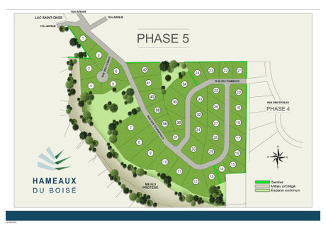 Działka na sprzedaż - Rue des Tournesols, Saint-Hippolyte, QC J8A0L7, CA Saint-Hippolyte, Kanada, 1977 m², 67 692 USD (277 538 PLN), NET-97360868