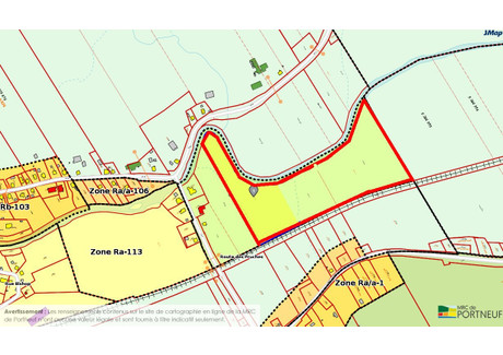 Działka na sprzedaż - Ch. Neuf, Portneuf, QC G0A2Y0, CA Portneuf, Kanada, 87 488 m², 72 326 USD (300 152 PLN), NET-93104427