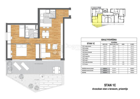 Mieszkanie na sprzedaż - Split, Chorwacja, 79,18 m², 465 003 USD (1 822 812 PLN), NET-98361651