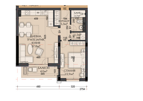 Mieszkanie na sprzedaż - Виница/Vinica Варна/varna, Bułgaria, 78 m², 145 623 USD (608 705 PLN), NET-80570901