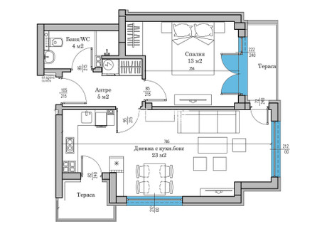 Mieszkanie na sprzedaż - Център, Евмолпия/Centar, Evmolpia Пловдив/plovdiv, Bułgaria, 79 m², 156 260 USD (598 478 PLN), NET-100726190