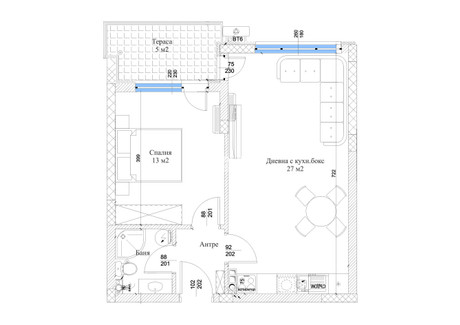 Mieszkanie na sprzedaż - Остромила/Ostromila Пловдив/plovdiv, Bułgaria, 65 m², 92 286 USD (354 378 PLN), NET-100991075