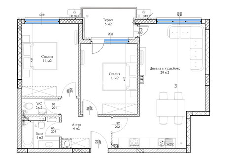 Mieszkanie na sprzedaż - Остромила/Ostromila Пловдив/plovdiv, Bułgaria, 95 m², 133 496 USD (512 623 PLN), NET-100991158