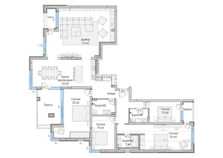 Mieszkanie na sprzedaż - Тракия, Мебелна къща/Trakia, Mebelna kashta Пловдив/plovdiv, Bułgaria, 285 m², 329 040 USD (1 345 775 PLN), NET-87451225