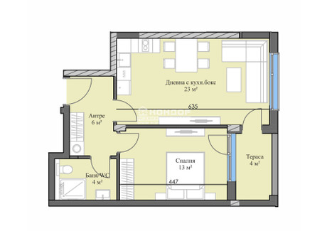 Mieszkanie na sprzedaż - Кършияка/Karshiaka Пловдив/plovdiv, Bułgaria, 72 m², 95 077 USD (381 258 PLN), NET-98084474