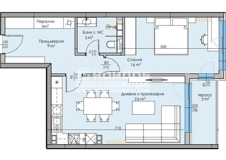 Mieszkanie na sprzedaż - Кършияка, Герджика/Karshiaka, Gerdjika Пловдив/plovdiv, Bułgaria, 86 m², 122 990 USD (473 510 PLN), NET-92855952