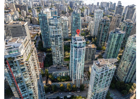 Dom na sprzedaż - 1702 1238 MELVILLE STREET Vancouver, Kanada, 88,07 m², 643 797 USD (2 478 619 PLN), NET-99377633